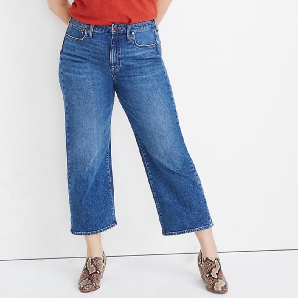 NWT Madewell Curvy Slim Wide Leg Jean